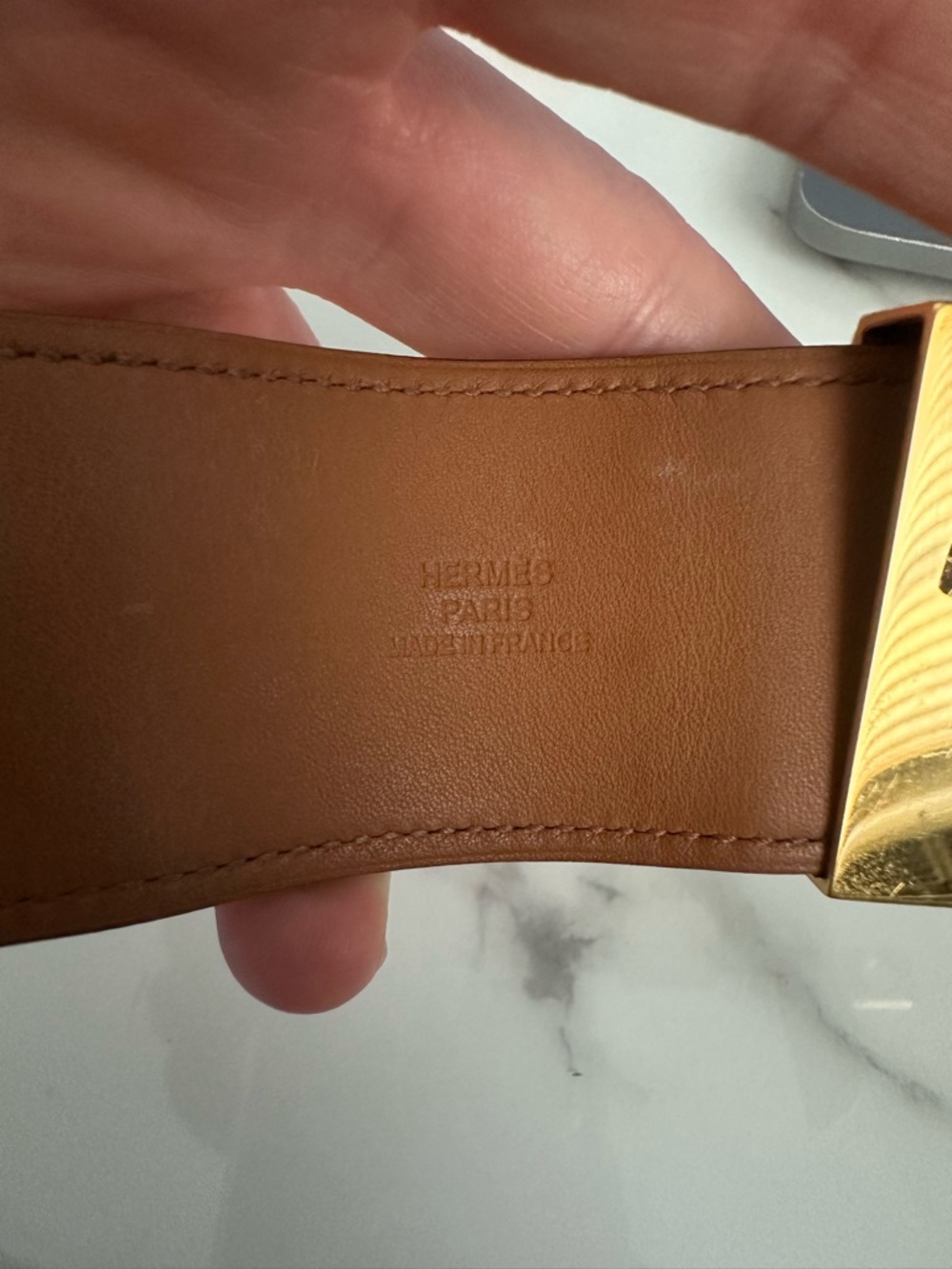 Hermès Collier de Chien Gold & Black Leather Bracelet - Picture 13 of 16